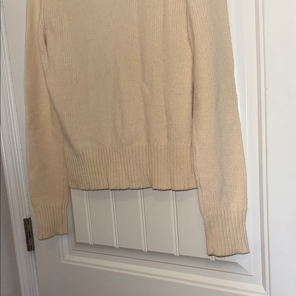 Ralph Lauren Beige Cowl Neck cashmere women’s Sweater - Picture 13 of 16
